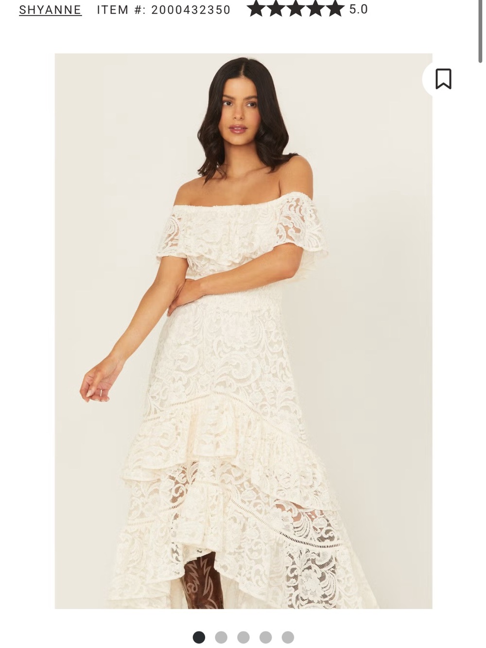 Boho lace dress